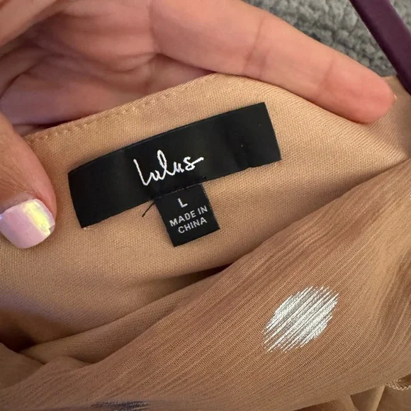 Lulu's Mauve Maxi Dress with Silver Accents - Picture 2 of 4